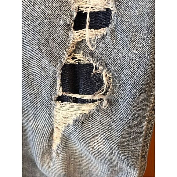 Express Jeans Mens Size 28 X 30 Distressed Rocco Slim Fit Skinny (1823) - Picture 4 of 10